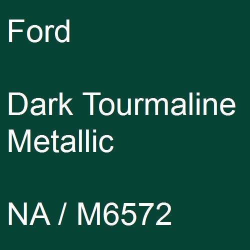Ford, Dark Tourmaline Metallic, NA / M6572.